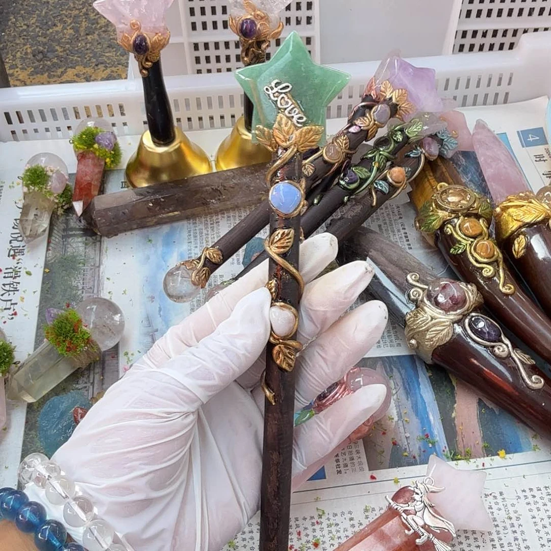 水晶手链22K金镶嵌紫水晶