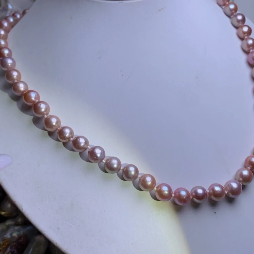 【闪购商品】淡水珍珠天然珍珠（微瑕）合金