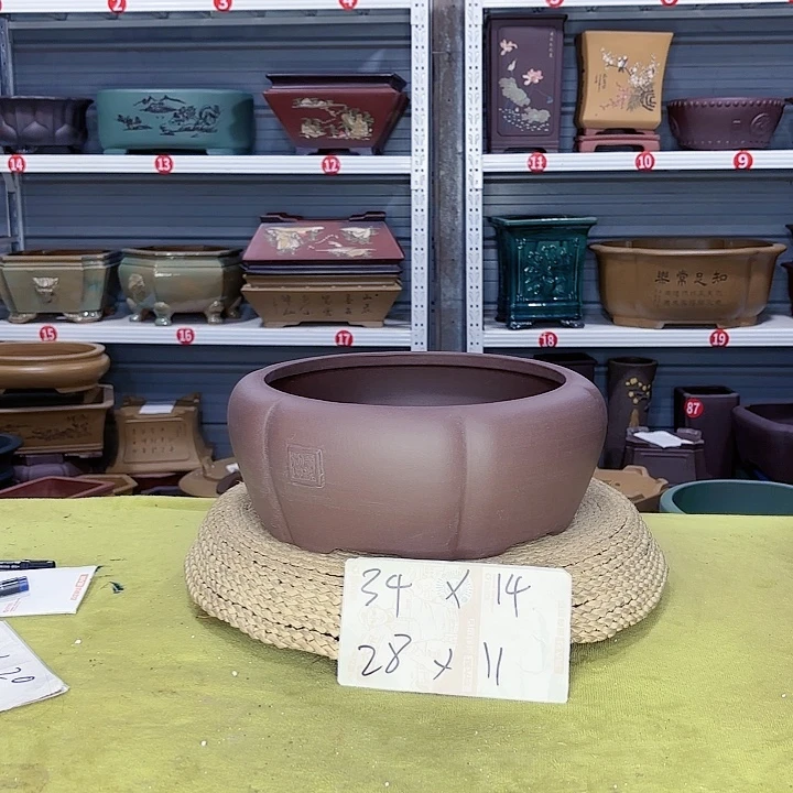 紫砂花盆宜兴紫砂厂