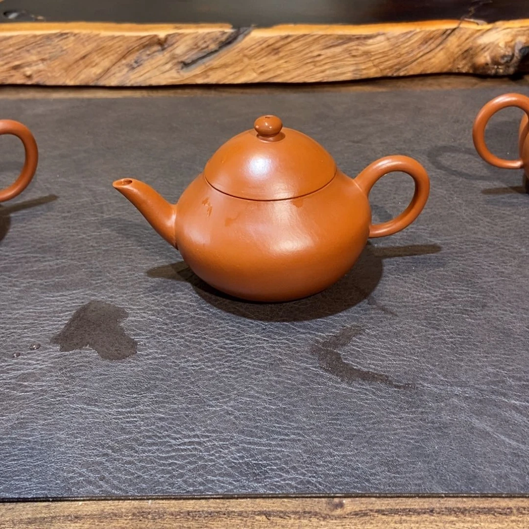 南**风紫砂壶全手工朱泥壶