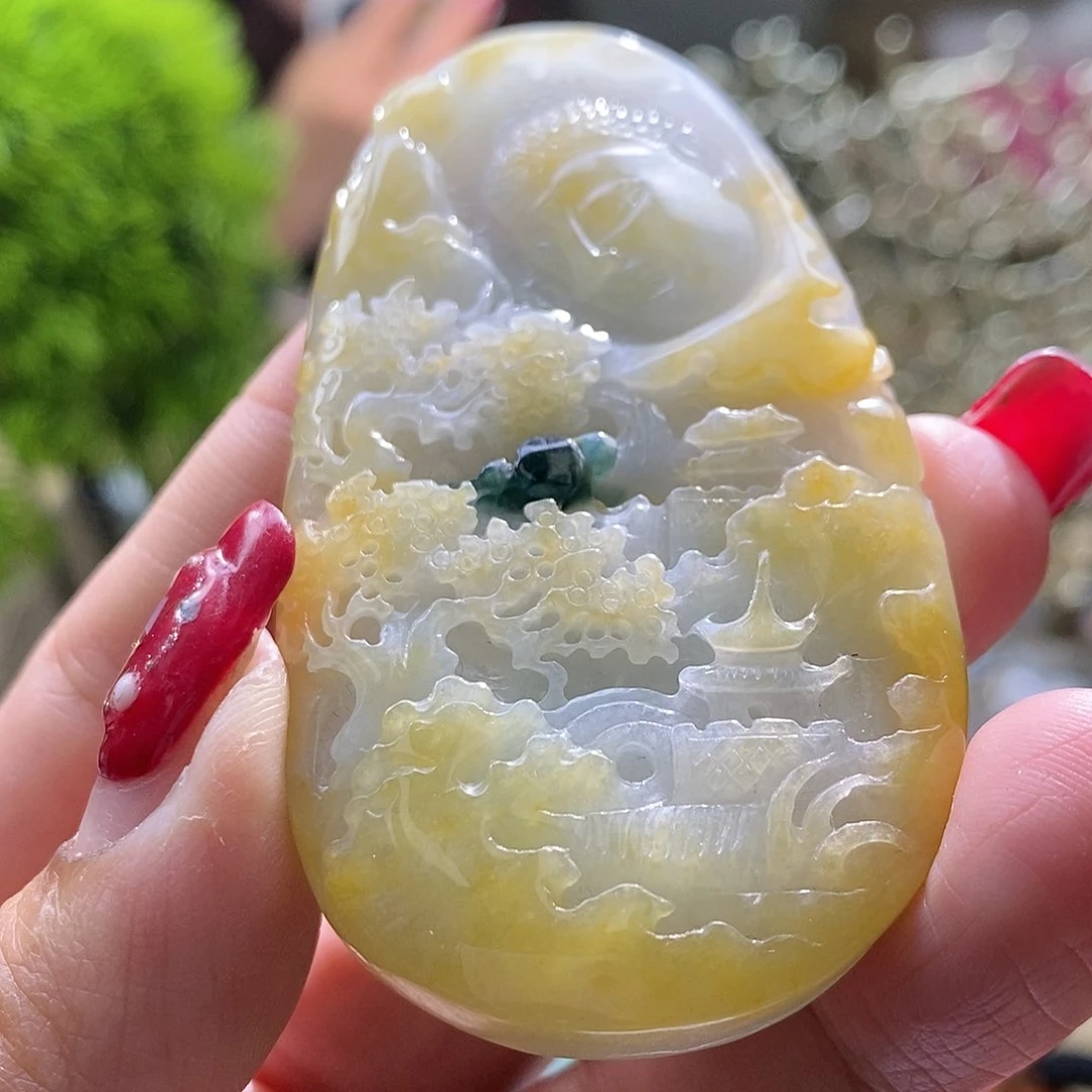 【闪购商品】翡翠颈饰未镶嵌佛