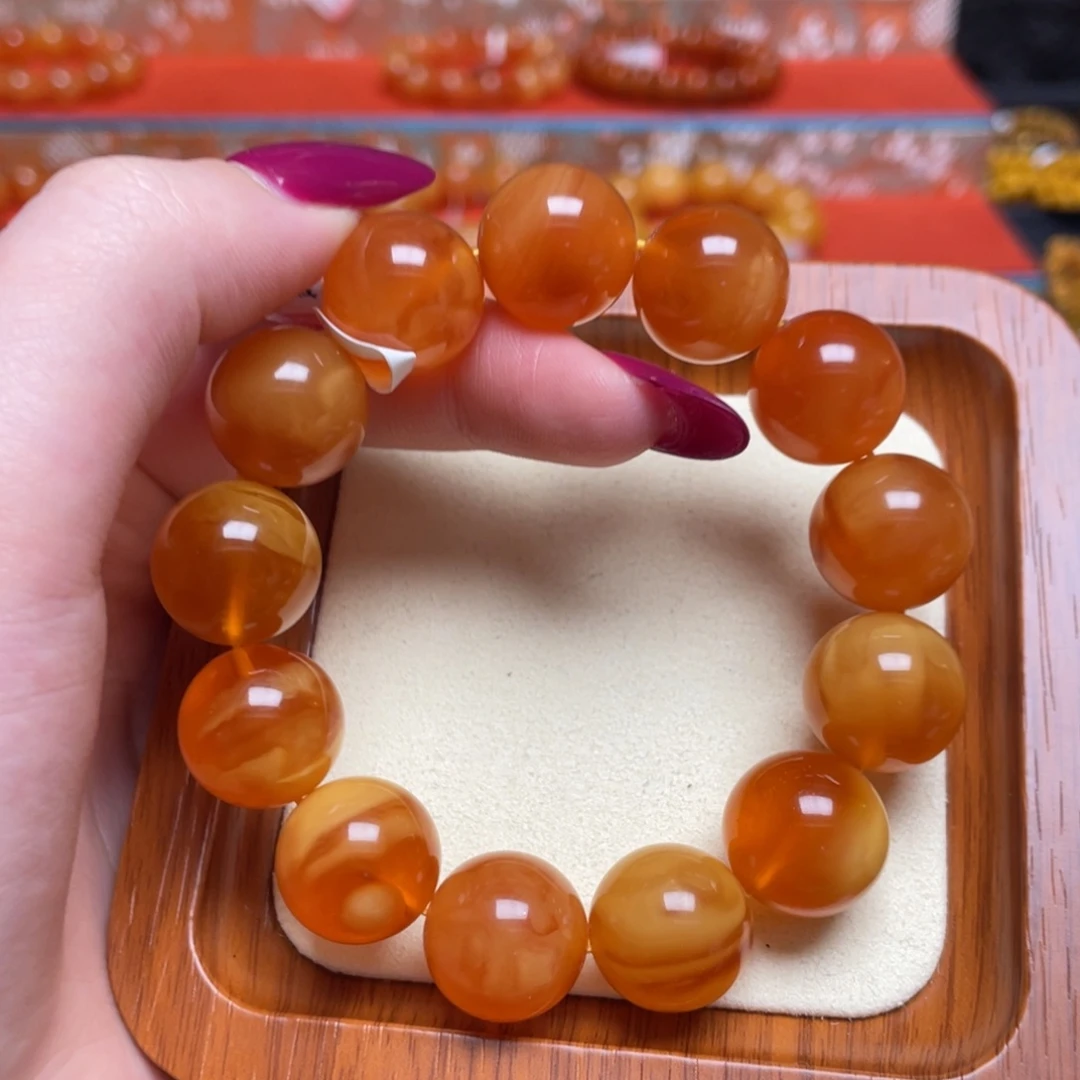 蜜蜡未镶嵌手链手串