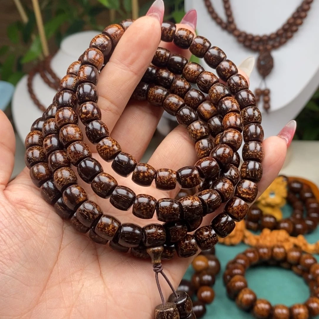 贡木手串/手链?****?贡木89黑龙洒金龙