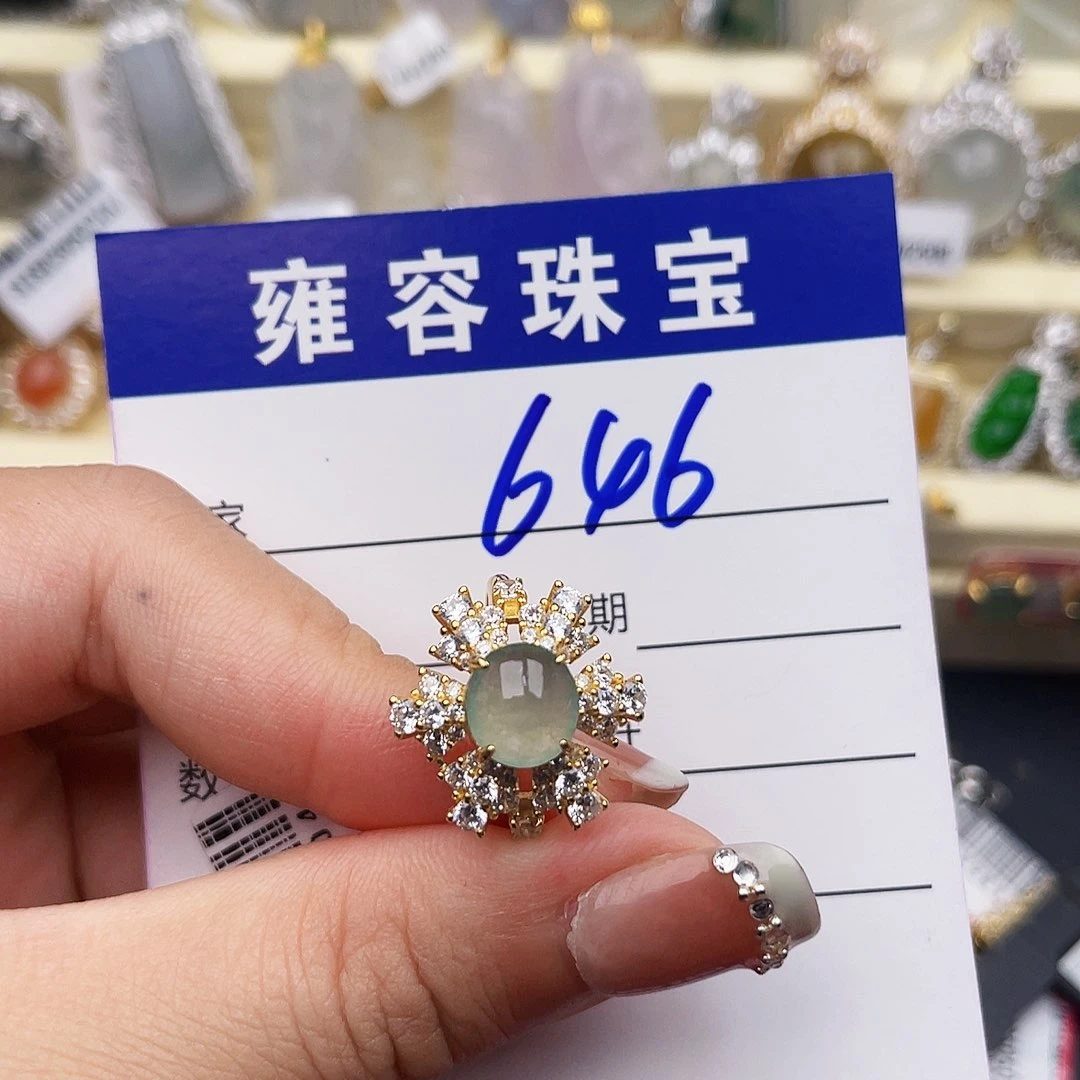银S925镶嵌手链翡翠