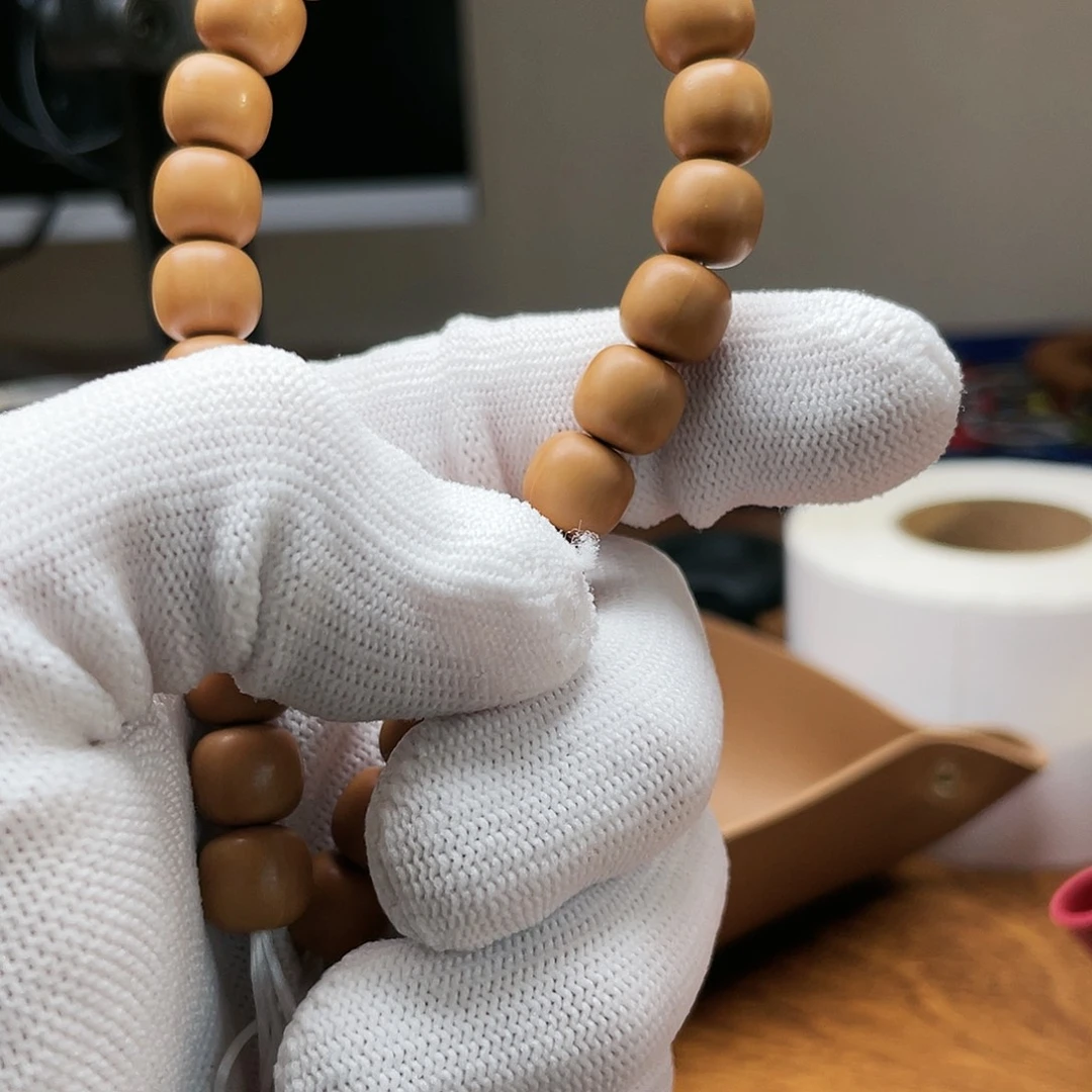 猴头核桃手串陪****白9.5老型素串