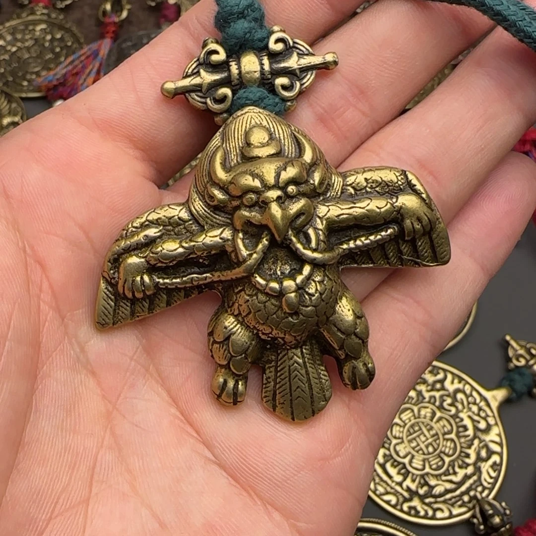 老铜大鹏鸟吊坠喜欢的来