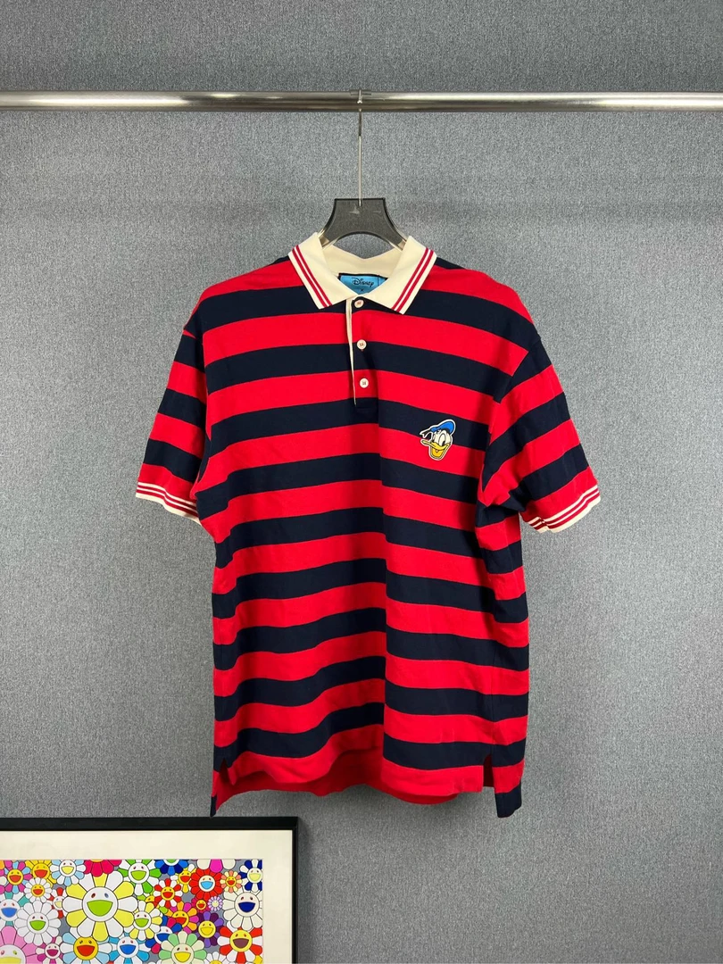 99新 GUCCI/古驰 DISNEY迪士尼联名刺绣LOGO短袖XXL码 99新A11578