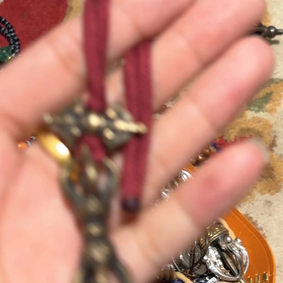 铜星月菩提吊坠项链吊坠