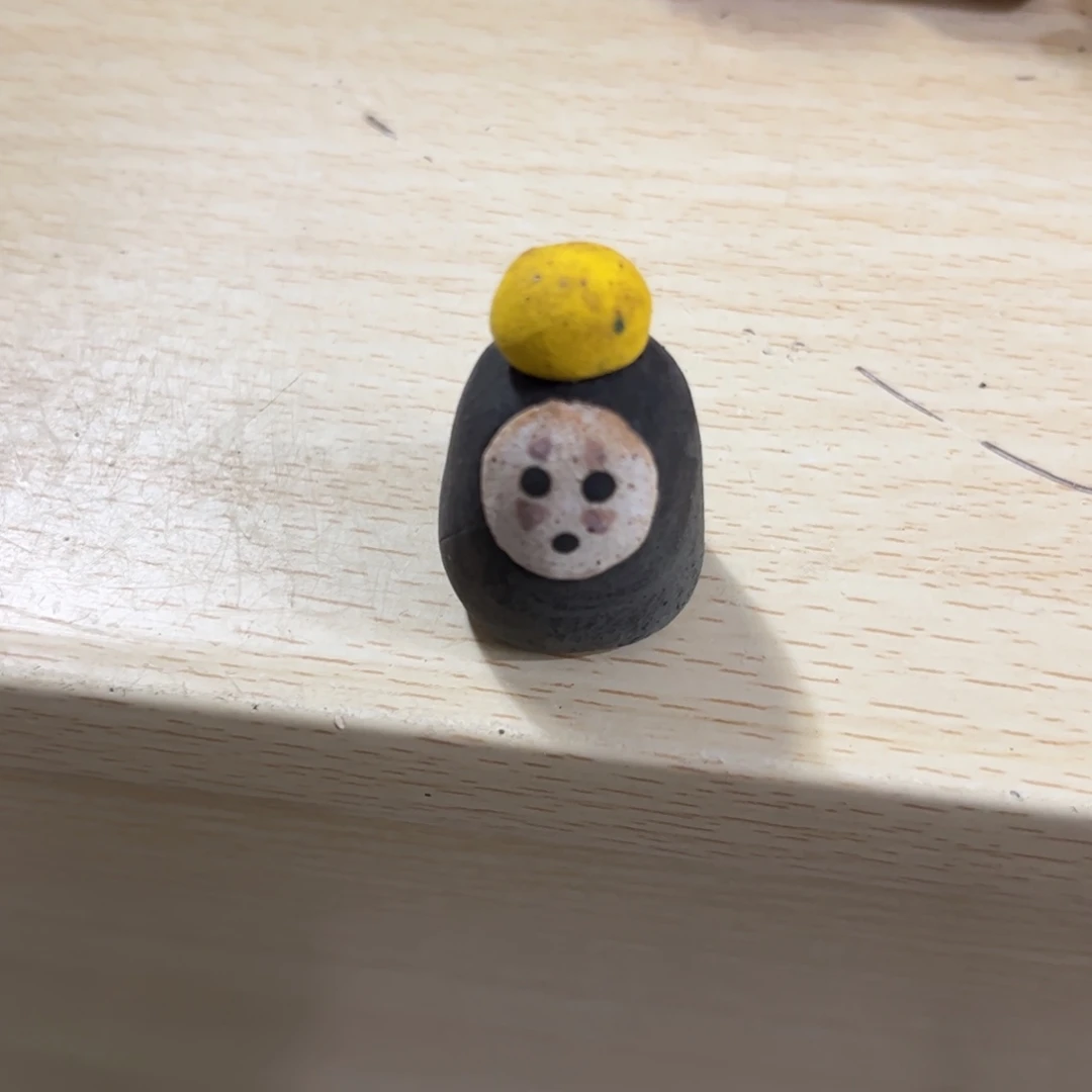 泥塑古镇炻陶花盆