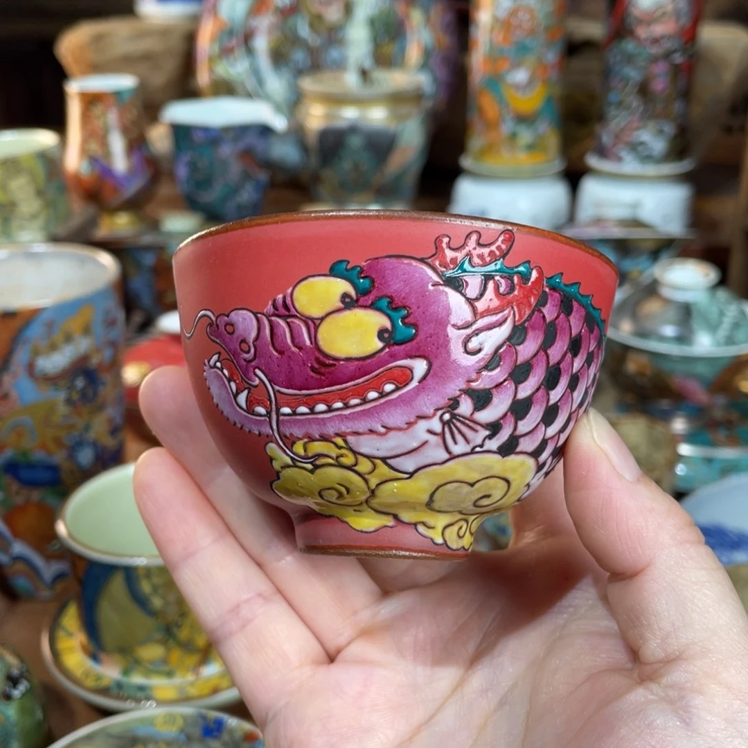 【闪购商品】鱼化龙杯 喜庆祥和