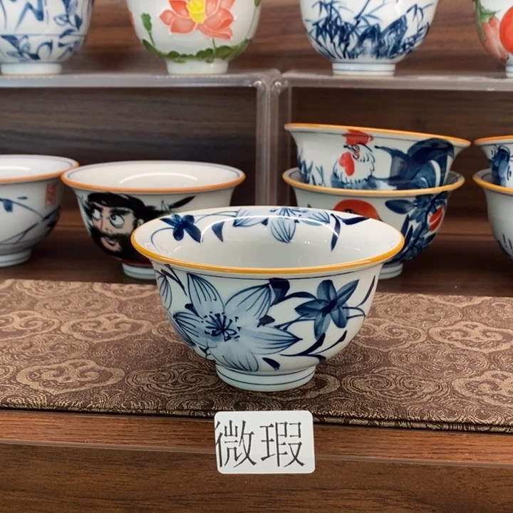 釉下老陶泥手工绘制