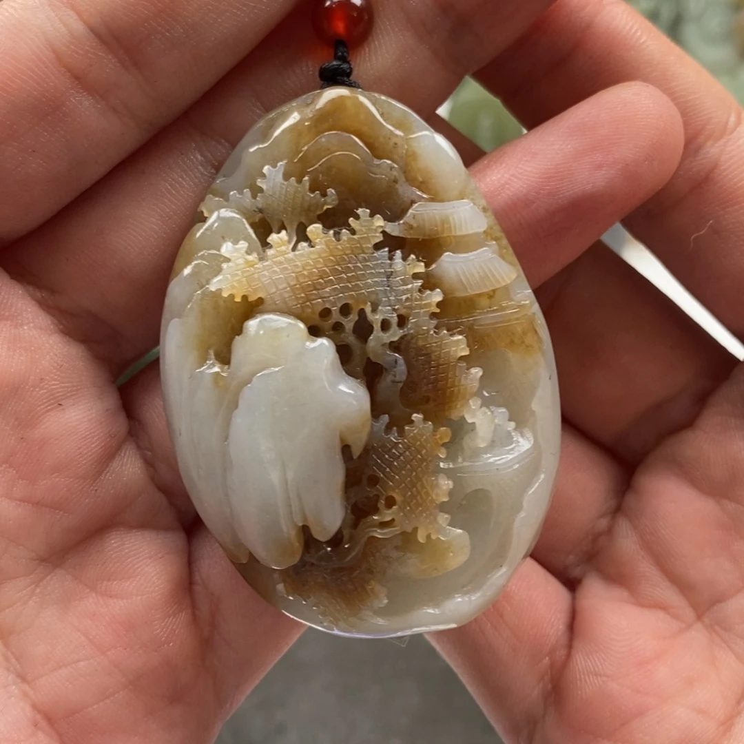 和田玉颈饰未镶嵌