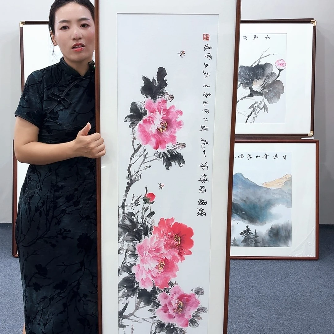 国画手绘作品160×45尺寸