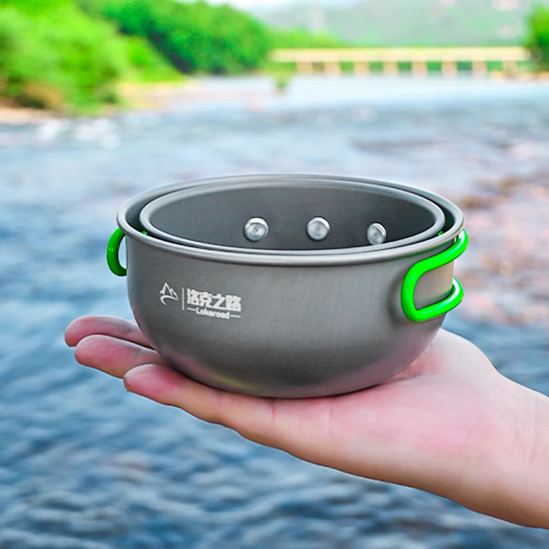户外露营餐具便携套装铝合金雪拉碗旅行野营野炊野餐食品级耐高温