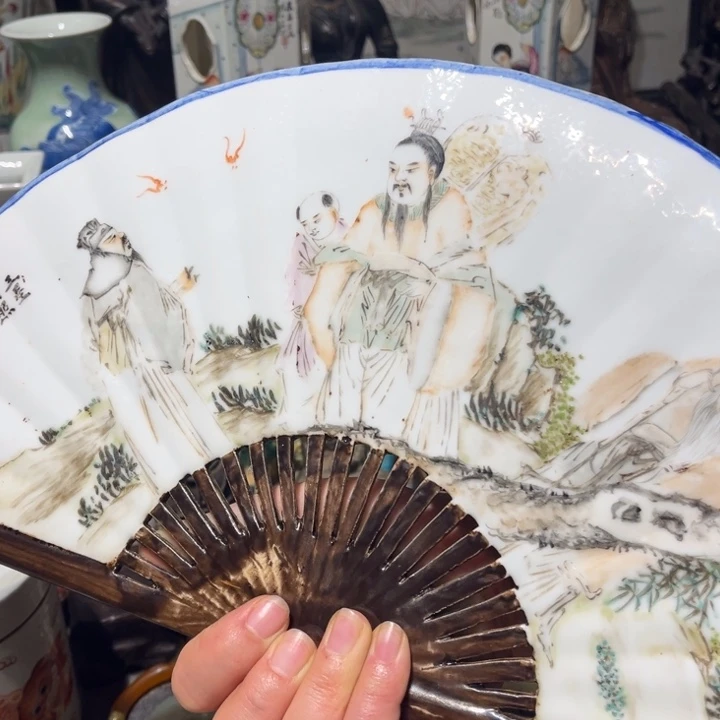 你****播手工手绘全品摆件