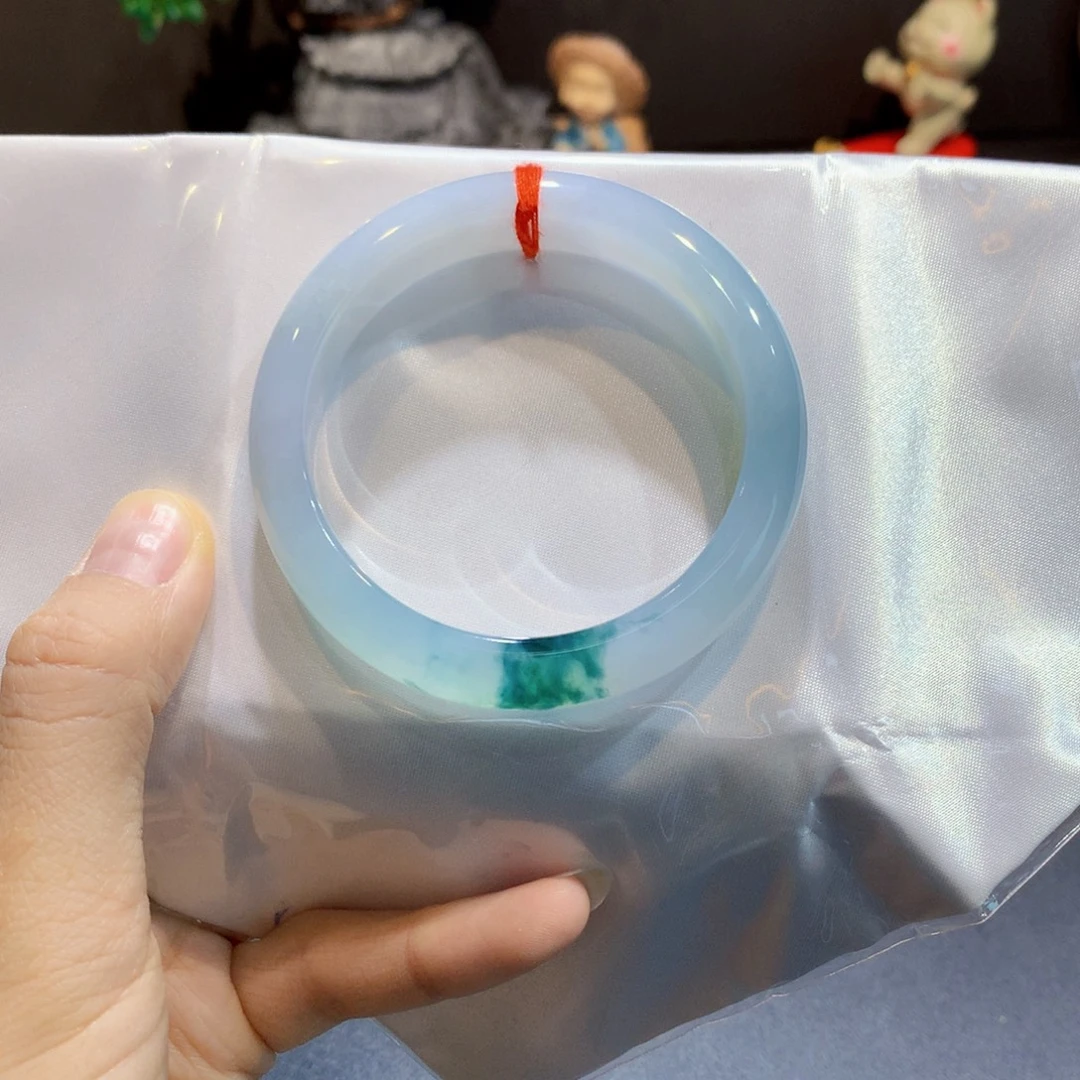 翡翠未镶嵌手镯27号