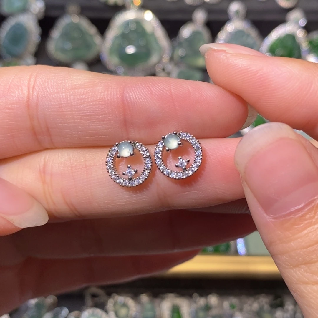 翡翠未镶嵌颈饰天然