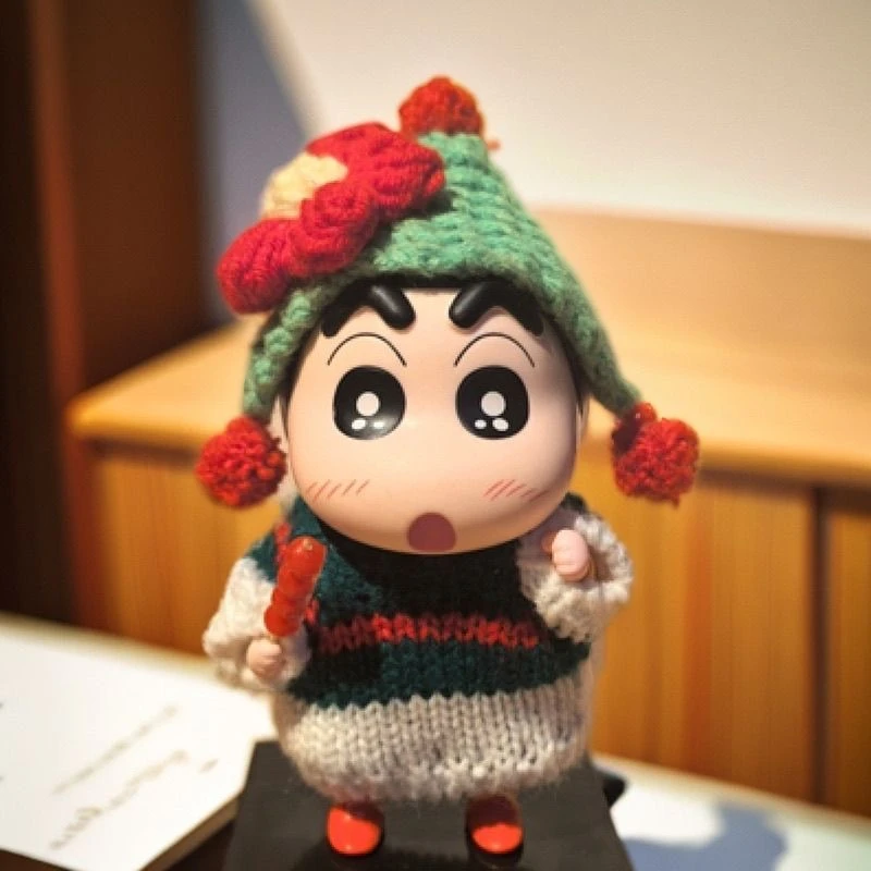 变装蜡笔小新摆件DIY潮玩可爱礼物