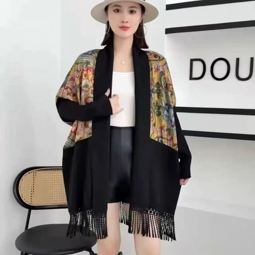 新中式高级感气质长袖开衫上衣外套#8378