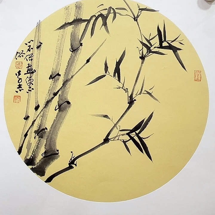 国画知鱼之乐纯手绘