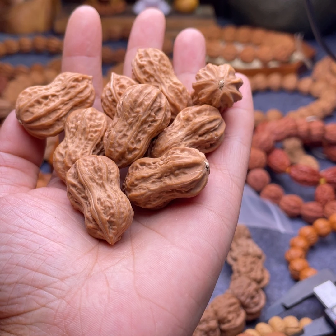 ①***缘文玩核桃吊坠花生