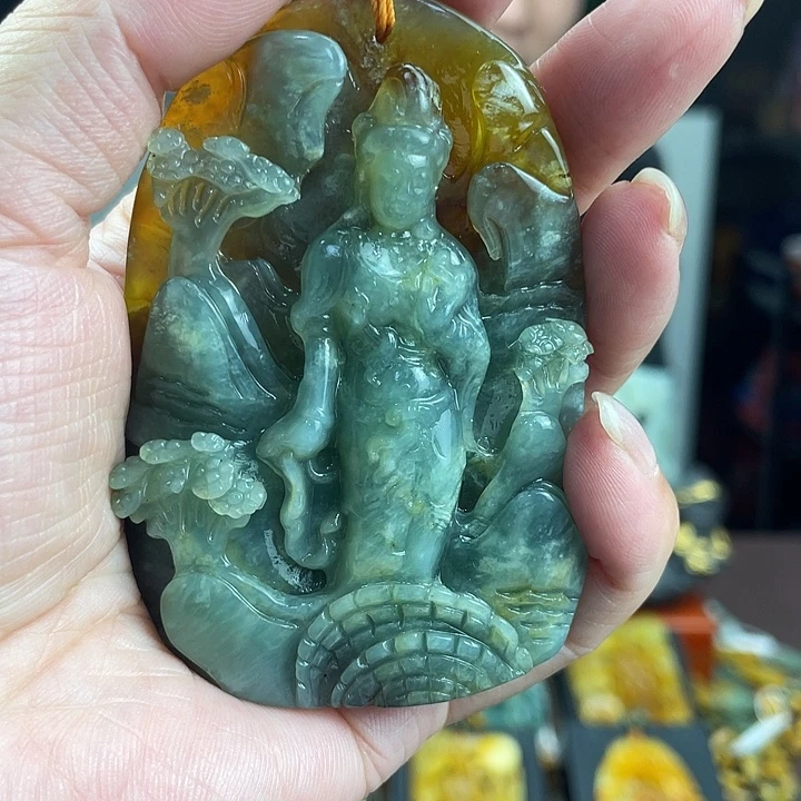 未镶嵌蛇纹石玉颈饰