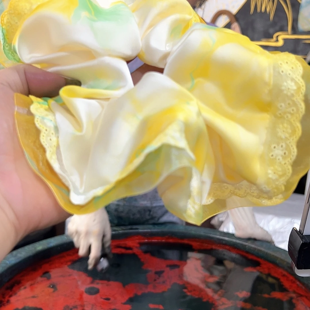 641大蕾丝发圈手作