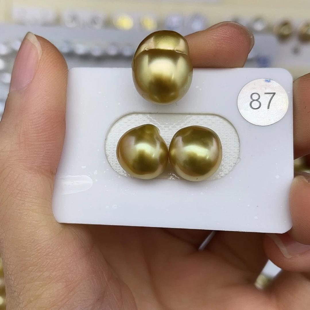 百***干定制海水珍珠未镶嵌裸珠