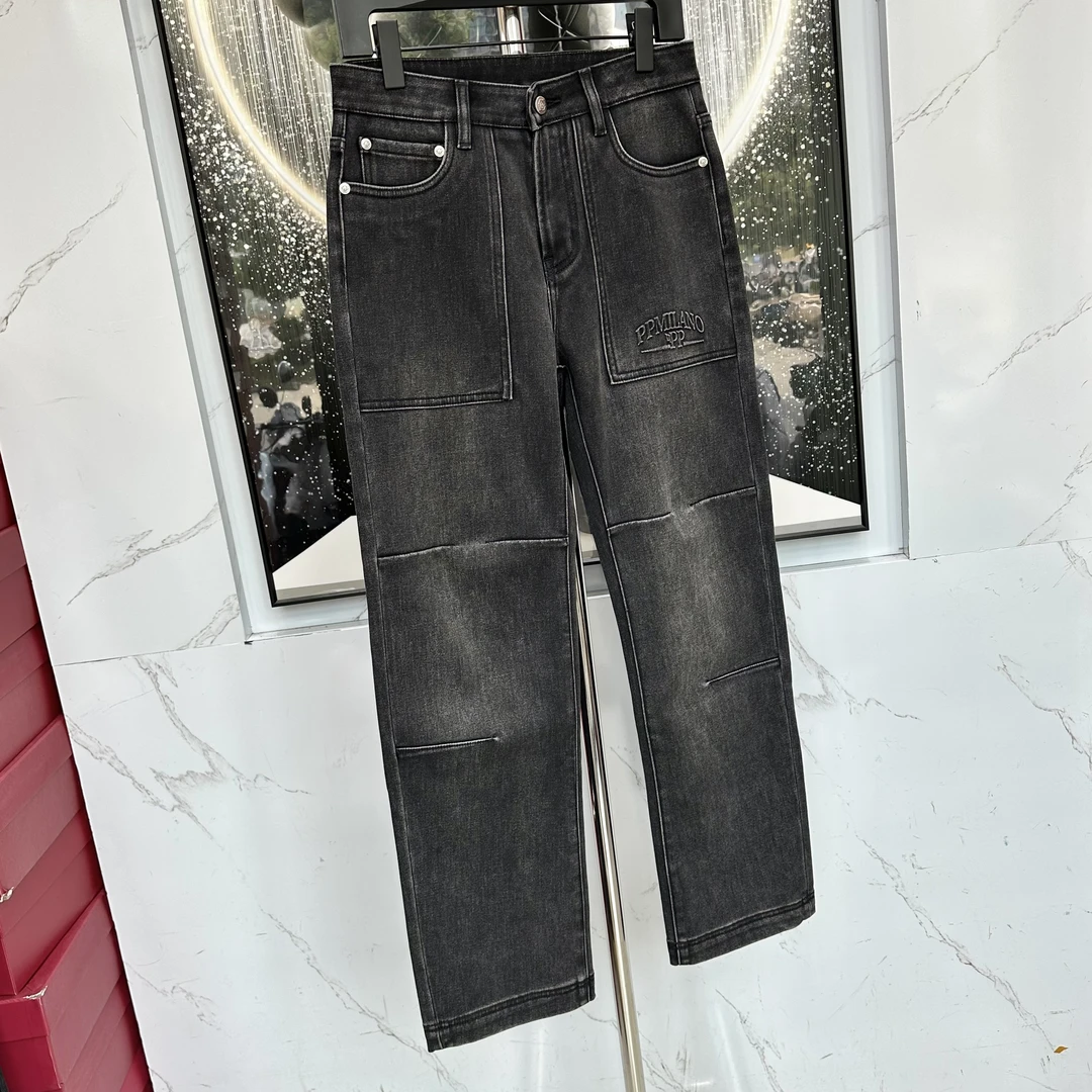 【PP牛仔裤】新款秋冬男士潮流牛仔裤直筒秋季百搭秋季牛仔裤子8393