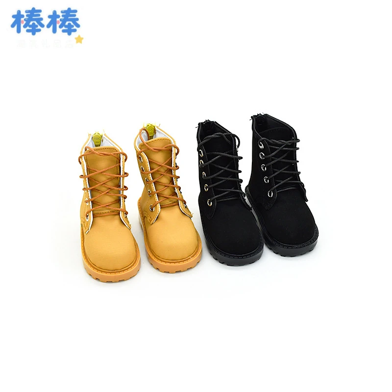 3分BJD马丁靴bjd鞋60/70cm娃娃鞋子英伦风复古换装娃鞋军鞋