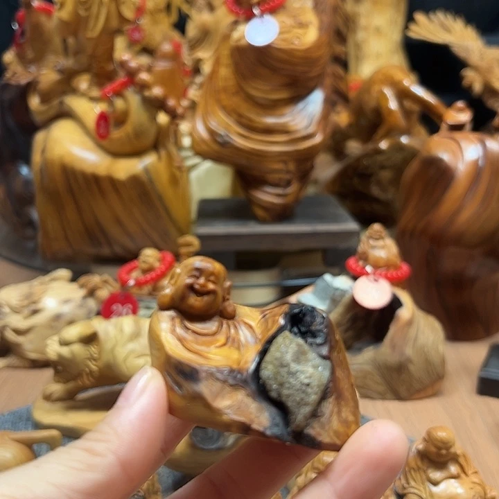 天***空柏木（崖柏）太行崖柏摆件