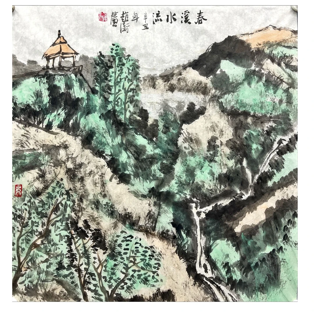 赵院长-纸本-68*68cm