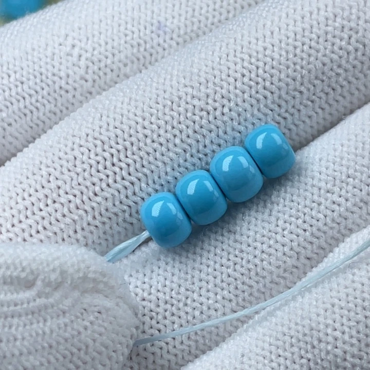 高瓷蓝卡6老型一对