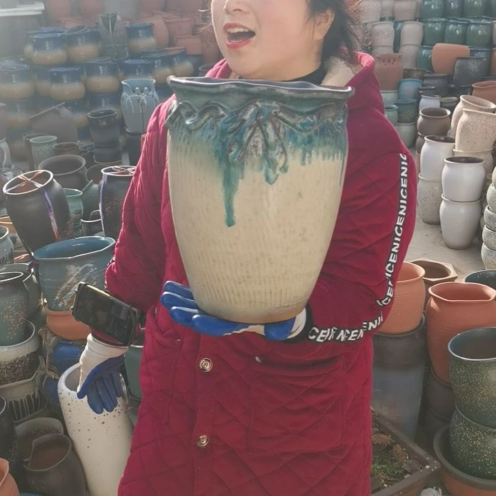 红陶口20高26瑕疵