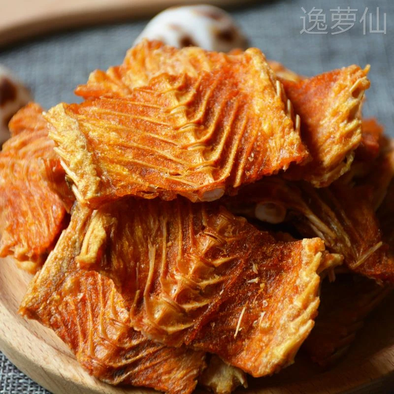 鱼骨酥嘎嘣脆香酥鱼排即食烤鱼骨深海酥脆鱼骨粒休闲海味零食小吃