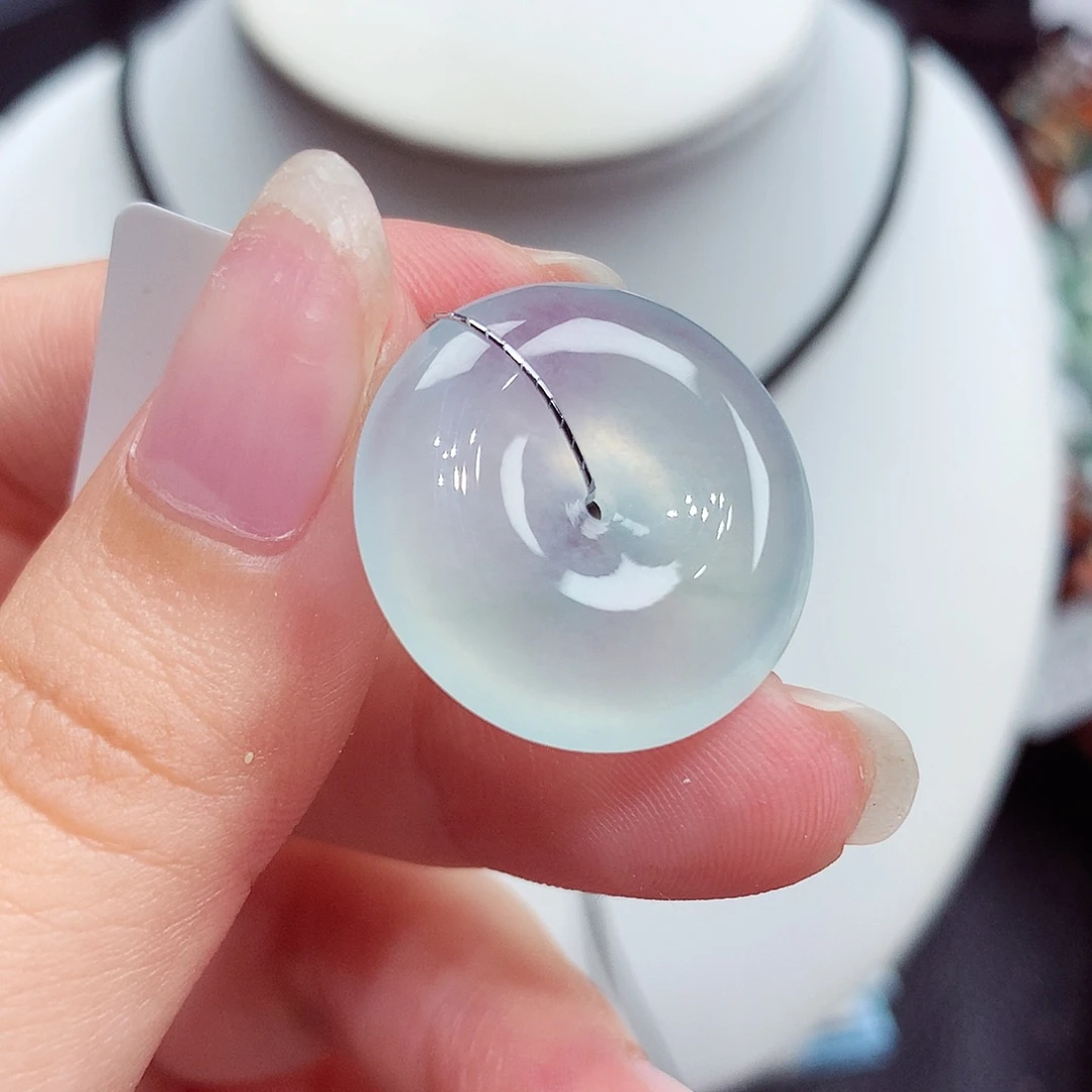 翡翠未镶嵌颈饰翡翠85，22.1/6
