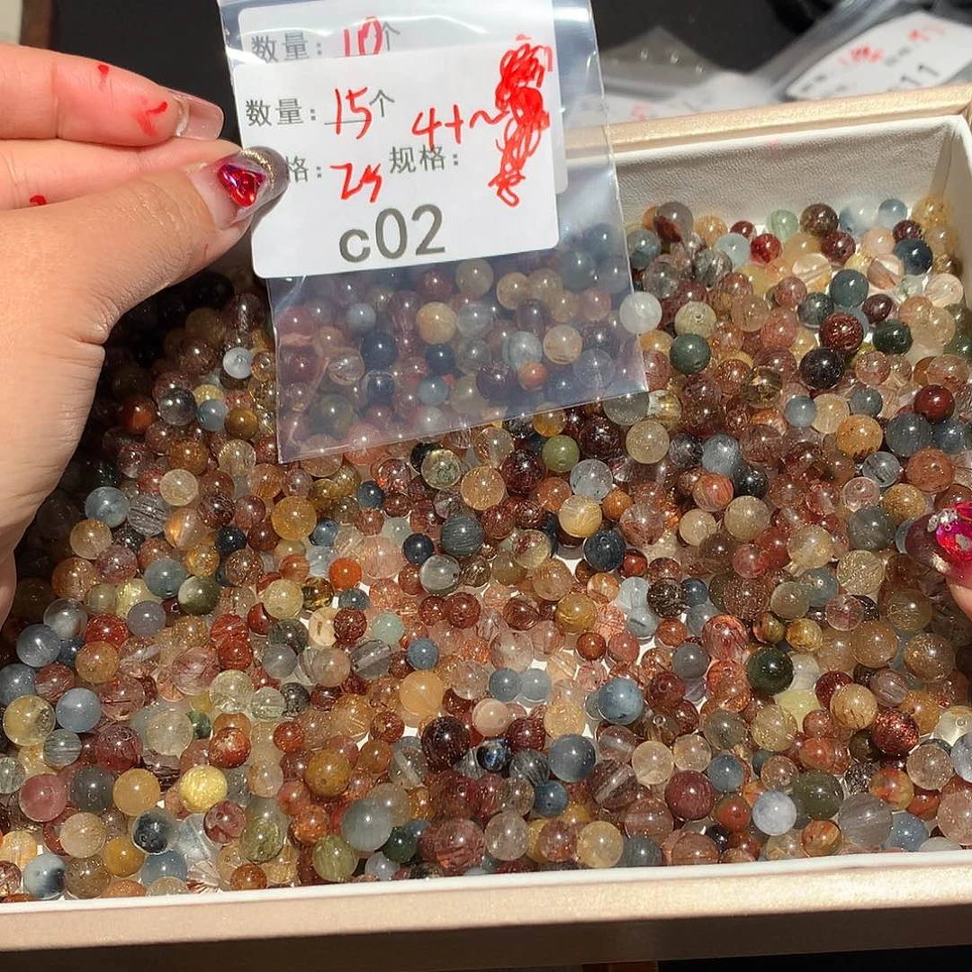 水晶颈饰未镶嵌多样化发15个c 02