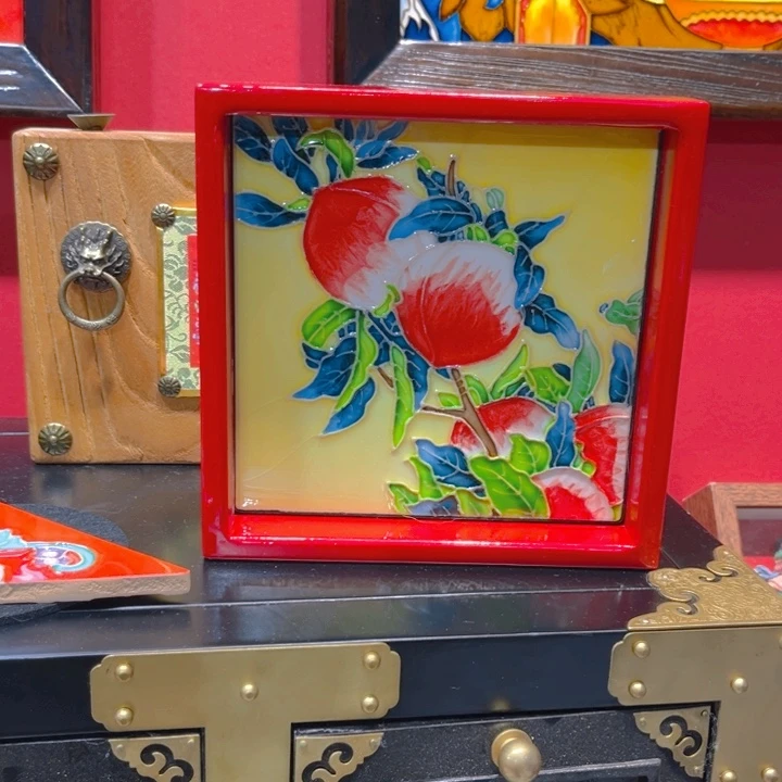 一体款瓷板画艺术作品