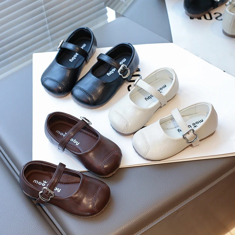 女童皮鞋2025春秋季新款儿童玛丽珍公主鞋小女孩浅口软底宝宝单鞋