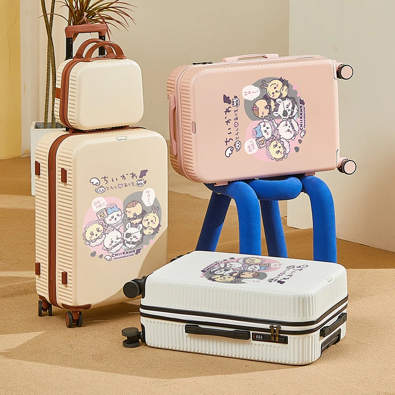 乌萨奇行李ins网红新款拉杆箱女20寸可爱涂鸦旅行箱24皮箱子学生