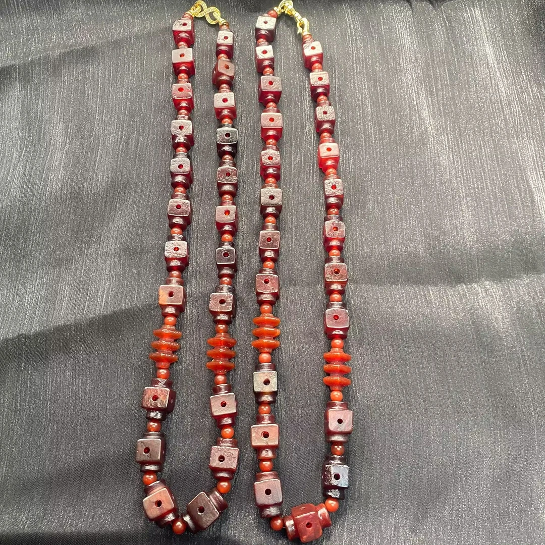 【福小满】TC16002福小满血离子黑金石胆路路通项链(多样性发其一