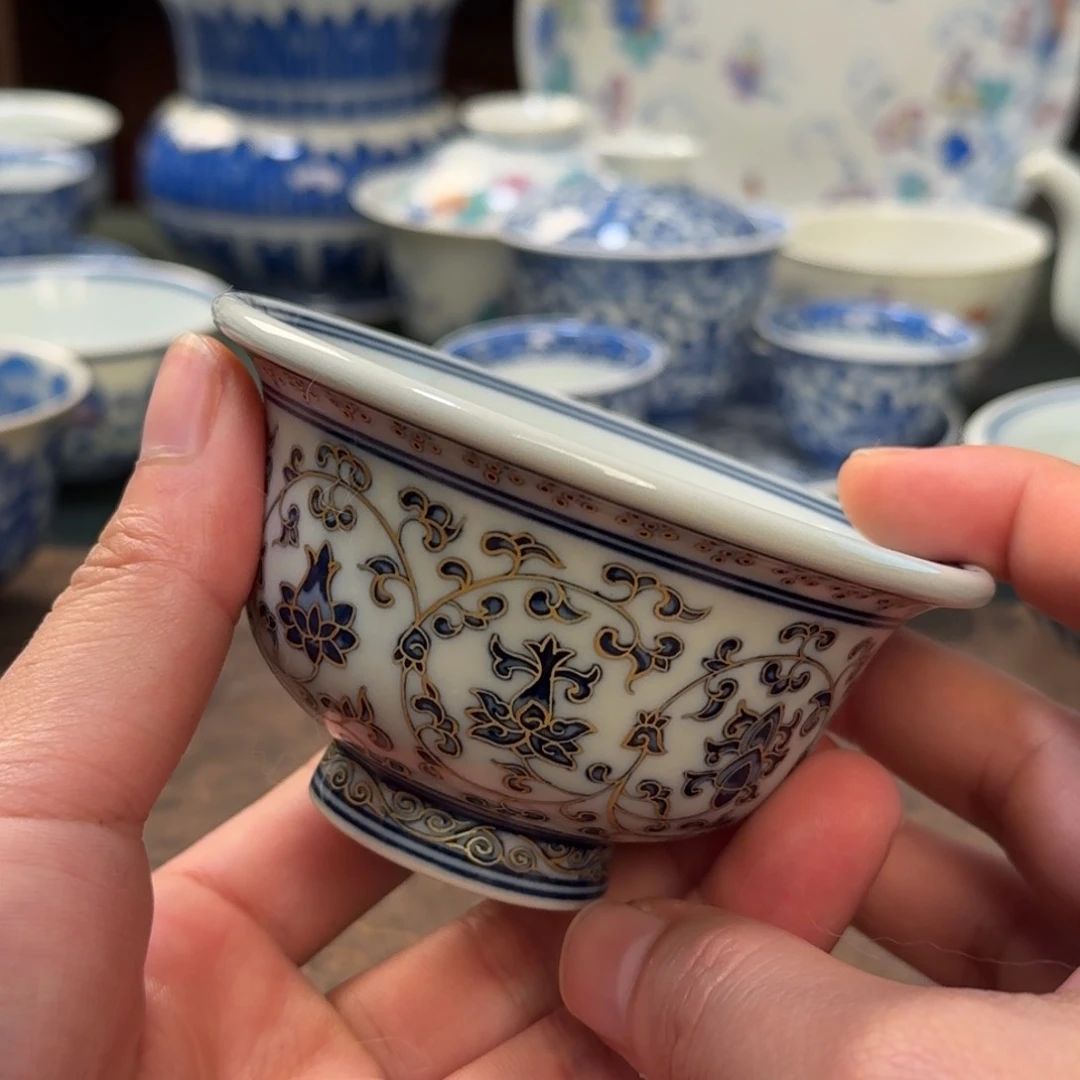 纯手工手绘陶瓷茶具