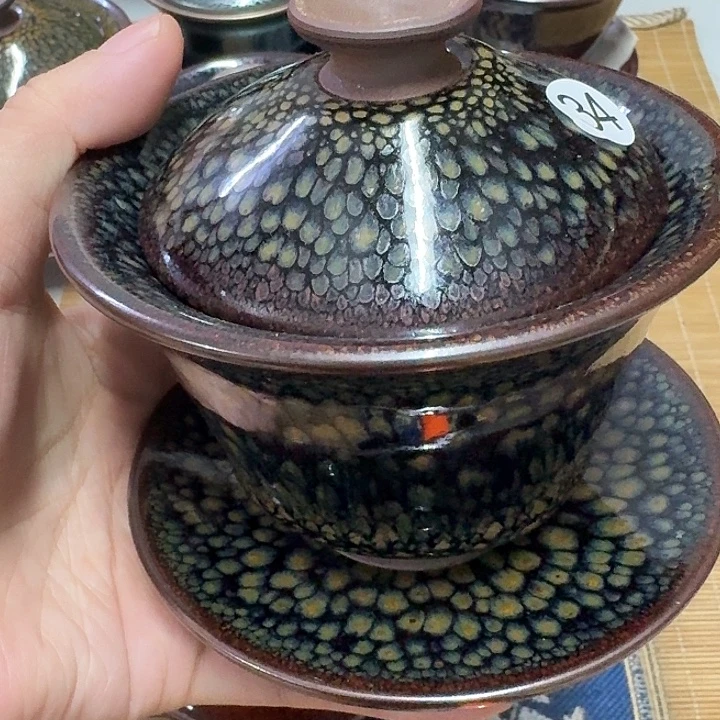 茶盏34 坚记茶盏摆件