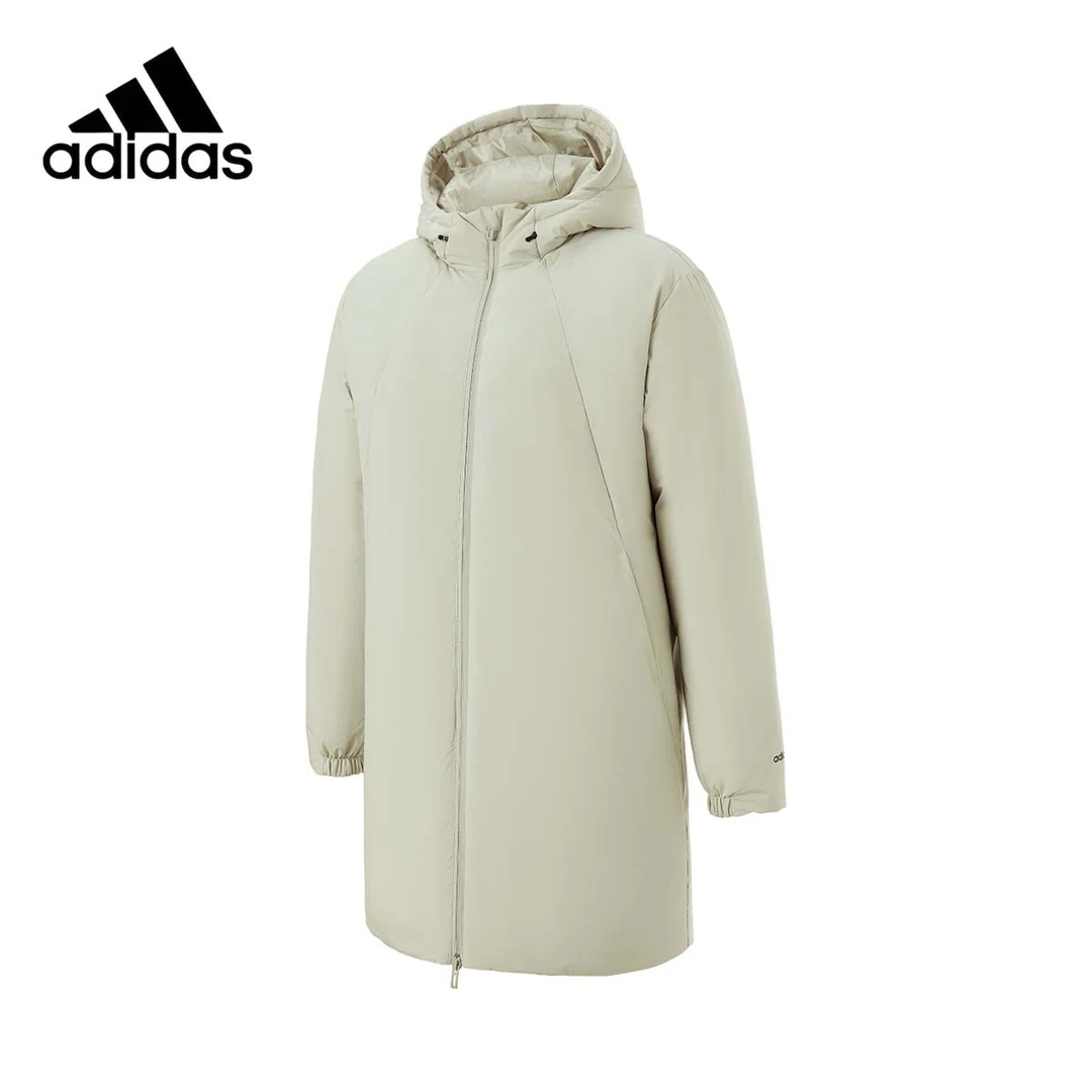 adidas阿迪达斯羽绒服男防风保暖连帽休闲厚款加厚户外长款JL9617