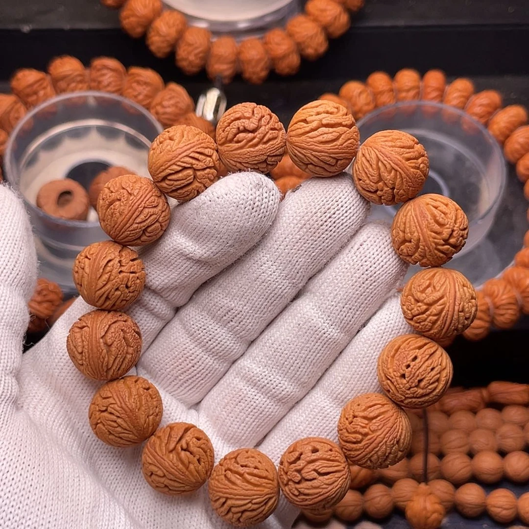 手串桃核绣球手串1.5