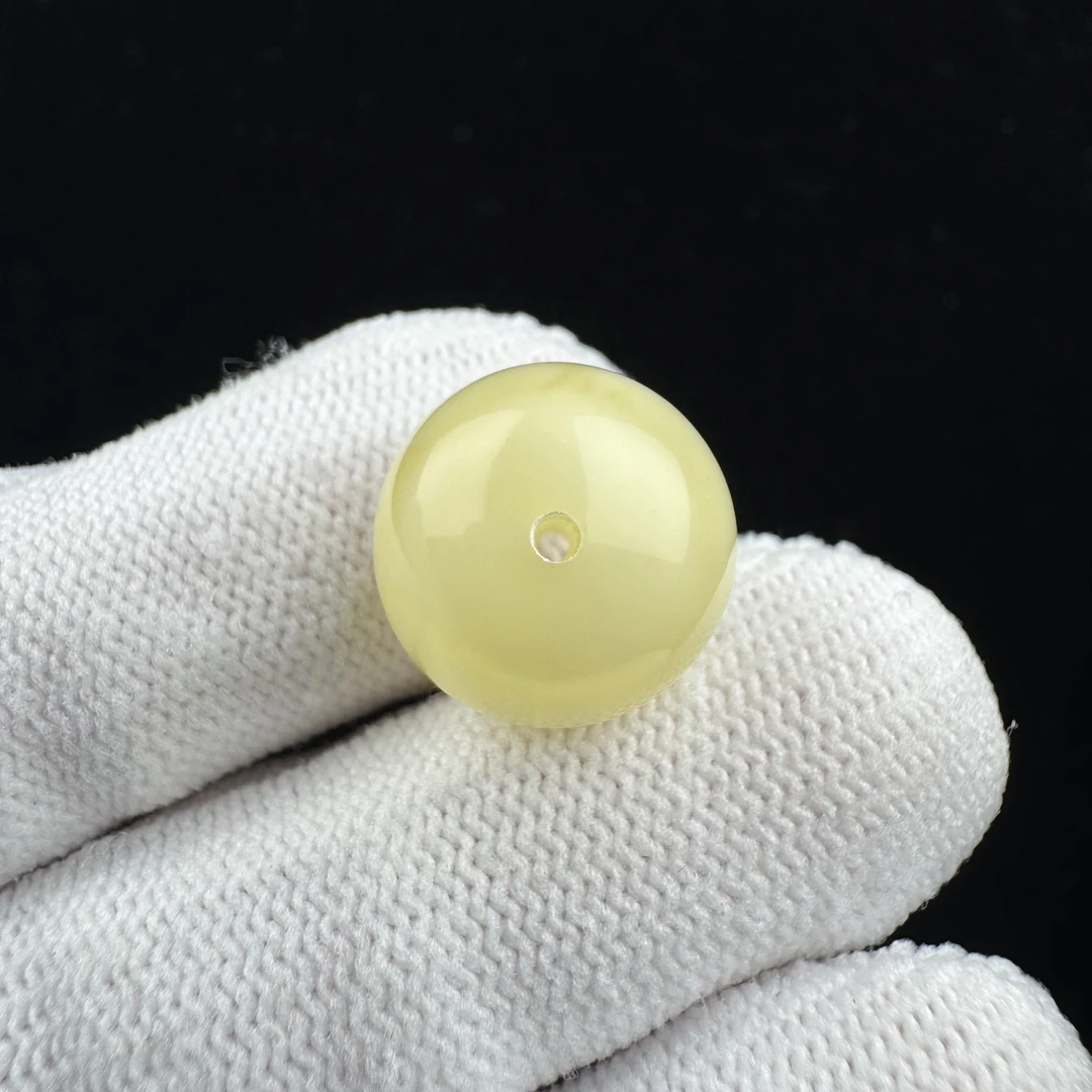 A3033天然蜜蜡制品 圆珠14.6mm一物一图假一罚十