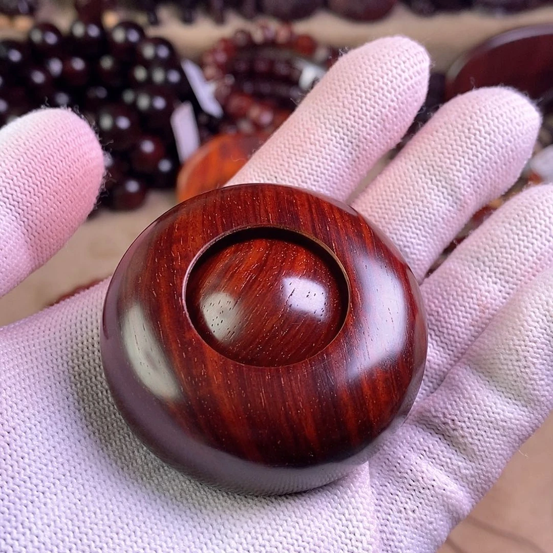 小叶紫檀手串/手链用****9时来运转46克