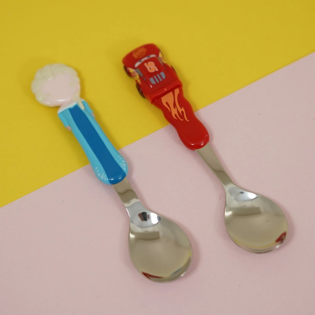 麦迪尚品【迪】K580  儿童不锈钢吃饭勺子餐具卡通颜色不指定