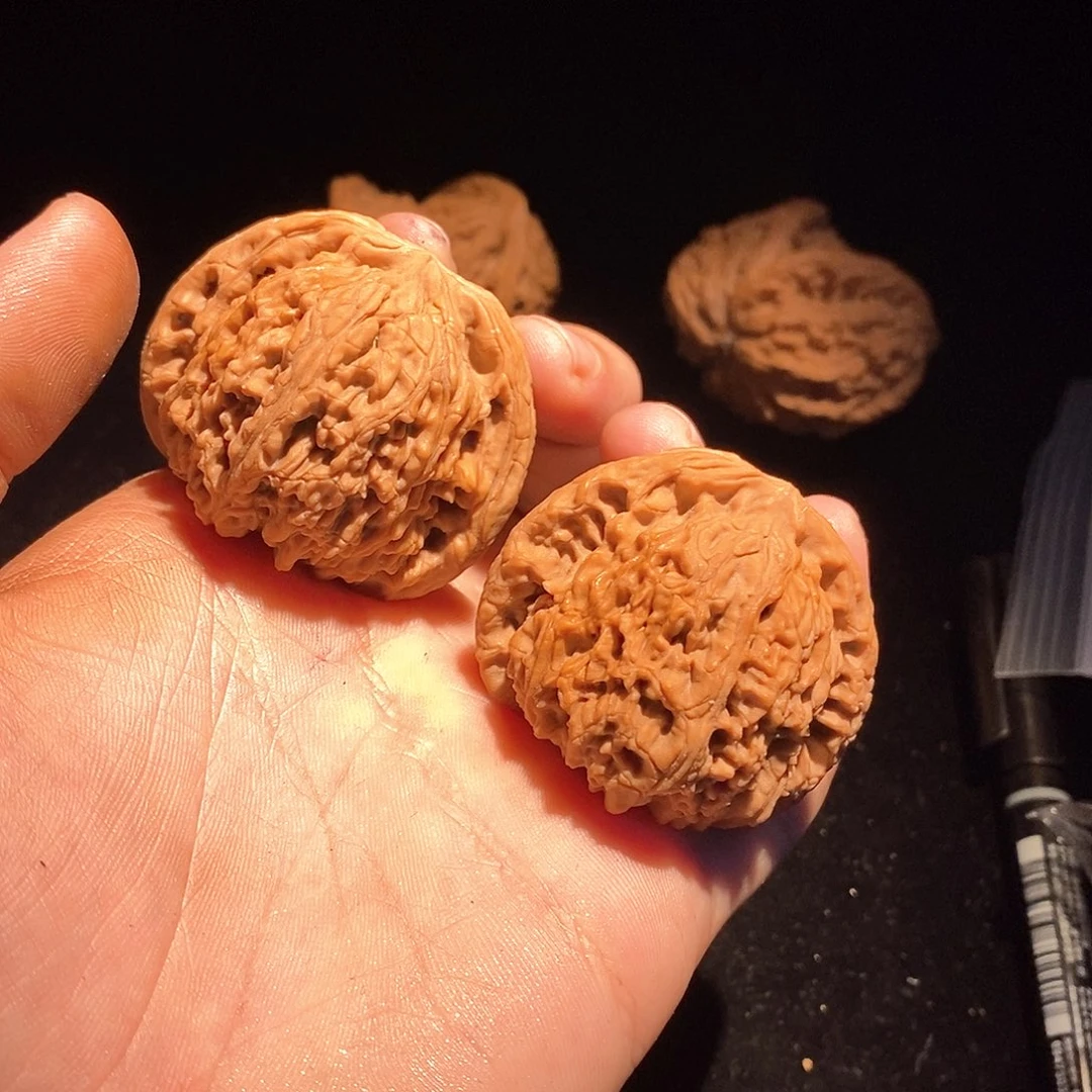 顽***主手串/手链核桃47尺大尺寸南疆石全品