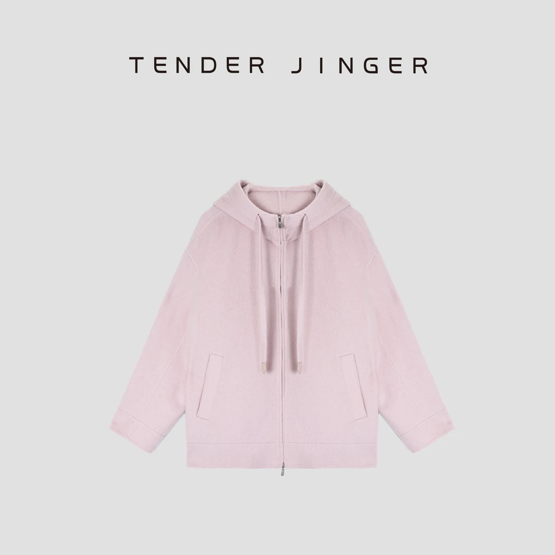 ｜线下专供 连帽双面呢短款大衣T54TUZ50109